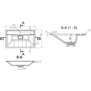 фото Раковина мебельная am.pm inspire 2.0 80 (m50awpc0801wg)