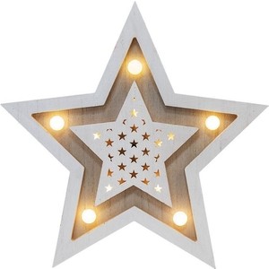 

Деревянная фигура с подсветкой Neon-Night ''Звезда двойная'' 30х4х30 см, "Звезда двойная" 30х4х30 см