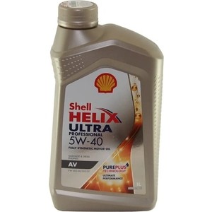 

Моторное масло Shell HELIX ULTRA PROFESSIONAL AV 5W-40 1 л, HELIX ULTRA PROFESSIONAL AV 5W-40 1 л