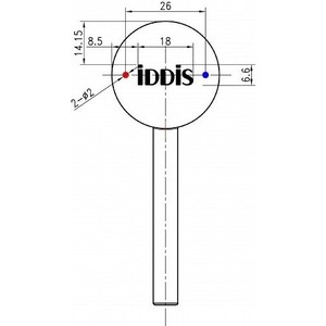 Смеситель для душа IDDIS Slide с гигиенической лейкой, черный (003BLR0i08)