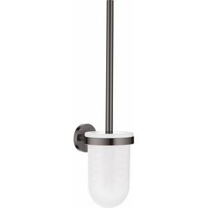 фото Ершик туалетный grohe essentials в комплекте, темный графит (40374a01)