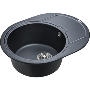 

Кухонная мойка Paulmark Oval черный металлик (PM316550-BLM), Oval черный металлик (PM316550-BLM)