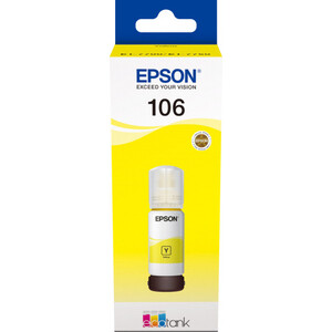 Контейнер с чернилами Epson R440 желтый чернила epson c13t00r240 70ml cyan для l7160 l7180