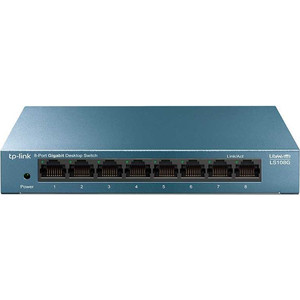 Коммутатор TP-Link LS108G коммутатор tp link jetstream 16 port 10ge sfp l2 managed switch port 16x 10g sfp slots tl sx3016f