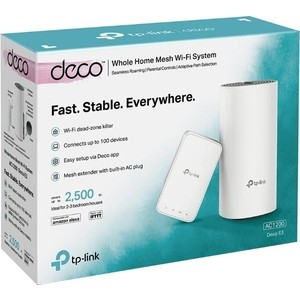 Домашняя Mesh Wi-Fi система TP-Link Deco E3 (2-Pack) Deco E3 (2-Pack) - фото 4