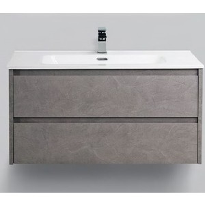 фото Тумба с раковиной belbagno kraft 100, pietra grigio (kraft-1000-2c-so-pg, bb1000etl)