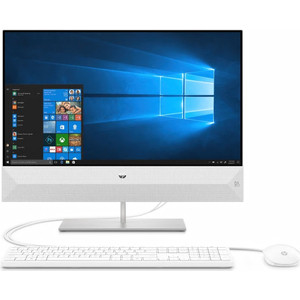 фото Моноблок hp pavilion 24-xa0048ur white (core i3 9100t/4gb/128gb ssd/nodvd/vga int/w10) (7kh19ea)