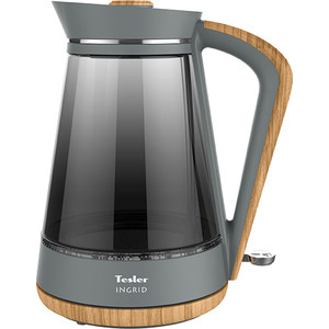 Чайник электрический Tesler KT-1750 GREY тостер tesler tt 445 серый