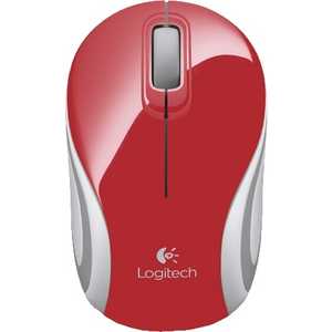 Мышь Logitech Mini M187 Red-White (910-002737) Mini M187 Red-White (910-002737) - фото 1