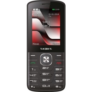 

Мобильный телефон TeXet TM-D329 черный-красный, TM-D329 черный-красный
