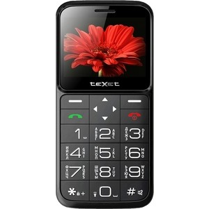 Мобильный телефон TeXet TM-B226 черный-красный
