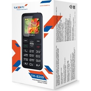 Мобильный телефон TeXet TM-B209 черный - фото 4