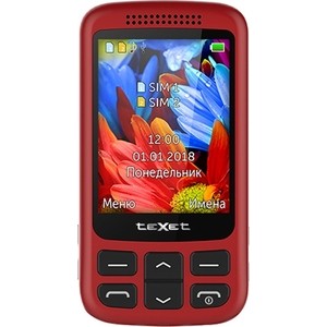 

Мобильный телефон TeXet TM-501 красный, TM-501 красный