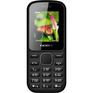 Мобильный телефон TeXet TM-130 черный-красный