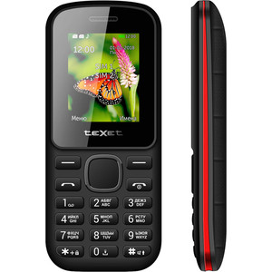 Мобильный телефон TeXet TM-130 черный-красный - фото 2