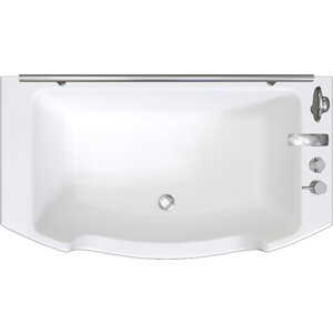 Акриловая ванна Radomir Чарли 120x70 с каркасом, слив-перелив (0-01-0-0-1-990) hansgrohe exafill s 58117000 накладная панель для ванны слив перелив с наливом