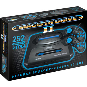 фото Игровая приставка магистр magistr drive 2 + 252 игры, джойстики. 16bit