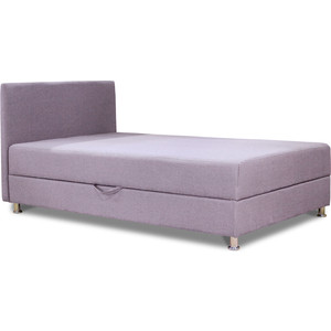 Кровать Шарм-Дизайн Классика 100 серый диван книжка шарм дизайн классика в 140 велюр ультра миднайт