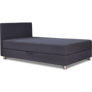 Кровать Шарм-Дизайн Классика 140 темно-серый ткань мебельная 1 м п jasper рогожка 140 см темно серый