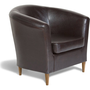 Кресло Шарм-Дизайн Евро лайт экокожа коричневый вешалка напольная мебелик д 1 лайт средне коричневый п0005900