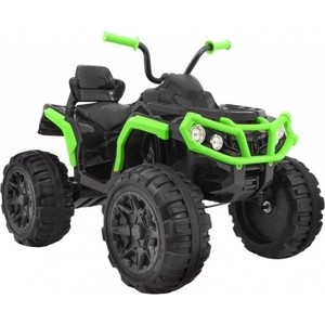 фото Электроквадроцикл с пультом управления bdm grizzly atv 4wd green/black 12v - bdm0906-4