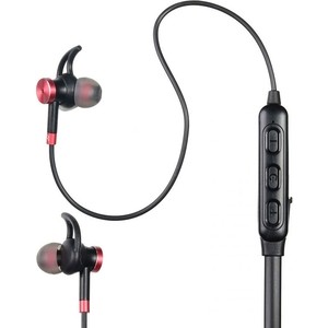 фото Bluetooth-наушники digma bt-04 black/red