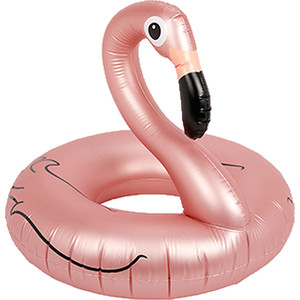 Круг надувной BigMouth Flamingo rose gold
