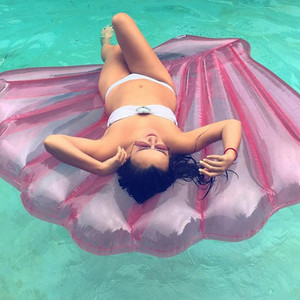 фото Матрас надувной bigmouth seashell pink