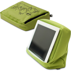 Подушка-подставка с карманом для планшета Bosign Hitech 2 зеленая - черная