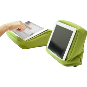 фото Подушка-подставка с карманом для планшета bosign hitech 2 зеленая - черная