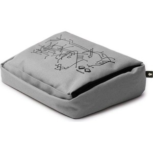 Подушка-подставка с карманом для планшета Bosign Hitech 2 серебристая - черная - фото 2