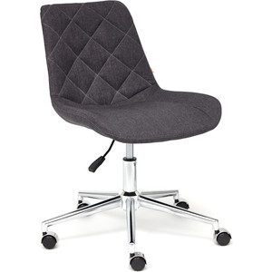 Кресло TetChair Style ткань серый F68 компьютерное кресло tetchair кресло trendy 22 кож зам ткань зеленый серый 36 001 12