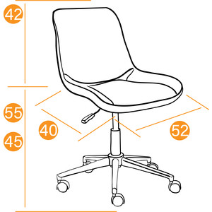Кресло TetChair Style ткань серый F68