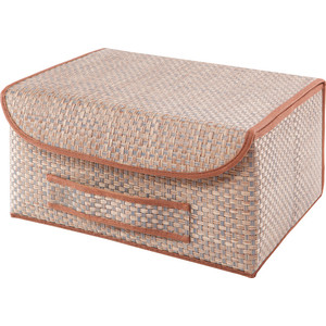 

Коробка для хранения с крышкой Casy Home Bo-022 коричневая, Bo-022 коричневая