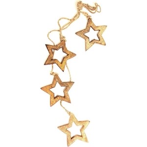 фото Гирлянда подвесная enjoyme wooden stars, 4 шт.