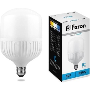

Лампа светодиодная Feron LB-65 25887 E27 25W 6400K Цилиндр Матовая, LB-65 25887 E27 25W 6400K Цилиндр Матовая