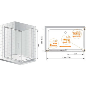 

Душевой уголок Cezares Premier Soft 120x100 хром, прозрачный (PREMIER-SOFT-W-AH-1-120/100-C-Cr-IV), Premier Soft 120x100 хром, прозрачный (PREMIER-SOFT-W-AH-1-120/100-C-Cr-IV)