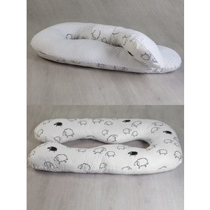 Подушка для беременных AmaroBaby Анатомическа 340х72 (Овечки) фото
