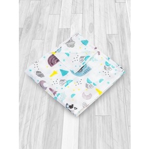

Муслиновая пеленка AmaroBaby Rainbow Листья 125х115, Rainbow Листья 125х115