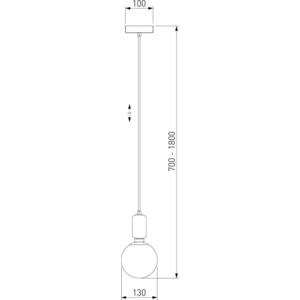 Подвесной светильник Eurosvet Bubble Long 50158/1 белый Bubble Long 50158/1 белый - фото 3