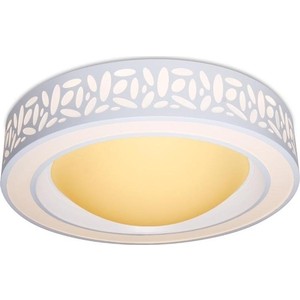 фото Потолочный светодиодный светильник ambrella light f210 wh 96w d520