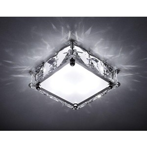 фото Встраиваемый светодиодный светильник ambrella light s50 ch/w 4w 4200k led