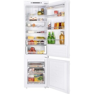 Встраиваемый холодильник MAUNFELD MBF193NFFW встраиваемый холодильник weissgauff wrki 178 h nofrost