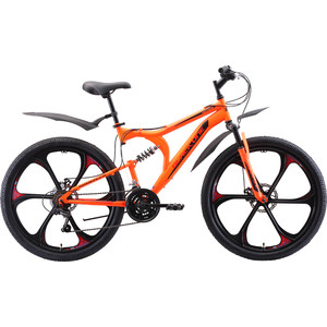 

Велосипед Black One Totem FS 26 D FW (2019) неоновый оранжевый/красный/чёрный 20'', Totem FS 26 D FW (2019) неоновый оранжевый/красный/чёрный 20"
