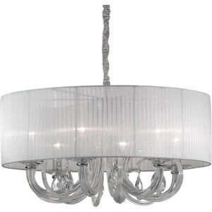 фото Подвесная люстра ideal lux swan sp6 bianco