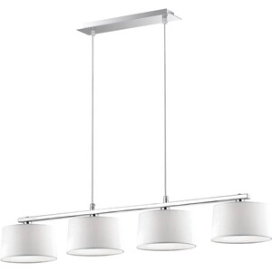 фото Подвесная люстра ideal lux hilton sp4 linear bianco