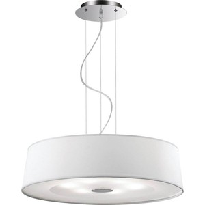 фото Подвесной светильник ideal lux hilton sp6 round bianco