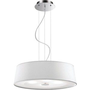 фото Подвесной светильник ideal lux hilton sp4 round bianco