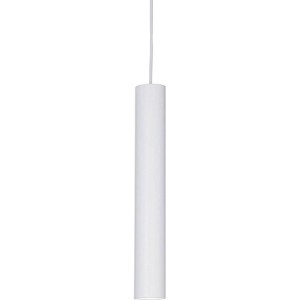 фото Подвесной светодиодный светильник ideal lux ultrathin sp1 small round bianco