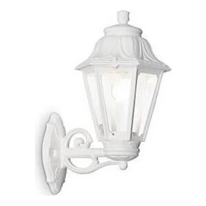 Уличный настенный светильник Ideal Lux Anna AP1 Big Bianco - фото 1